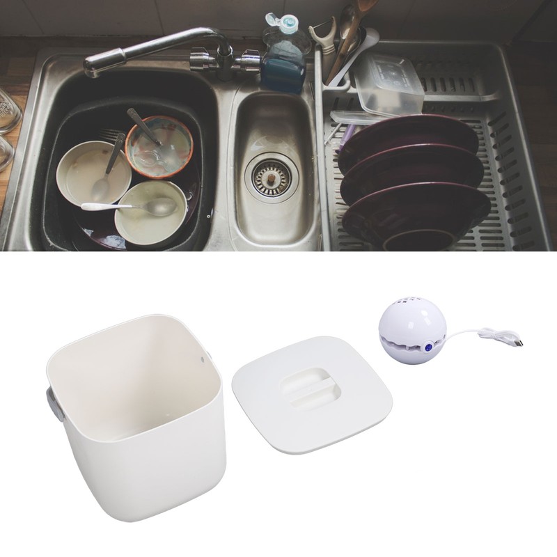 Mini Sink Dishwasher Portable Auto Shutdown Efficient USB Dish Washing