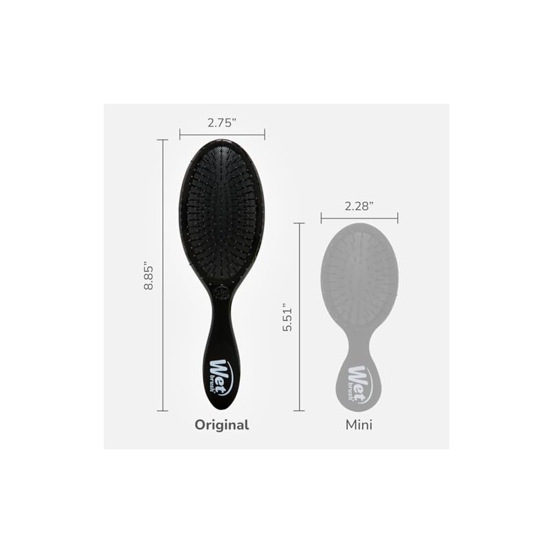 My Wet Brush Classic Brush, Black, 3.5 Ounce