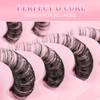 False Eyelashes Natural Russian Lashes D Curl Cat Eye Lashes