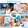 AEDIKO 5pcs Alligator Clips Test Leads Set Dual Ended 15A