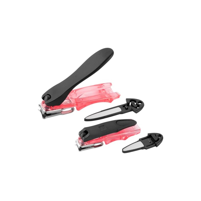 ZWILLING Nail Clippers Set of 2 with Slightly Curved Edge