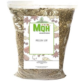 MQH Wholefoods™ Mullein Leaf Herbal Tea Dried Cut Leaves Grade A Premium Quality! 25g-1kg FREE P&P (100g)