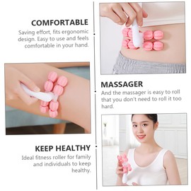 Baluue 3 Pcs Ergonomic Design Handheld Massage Roller Foam Roller Body Relaxer Muscle Relaxer