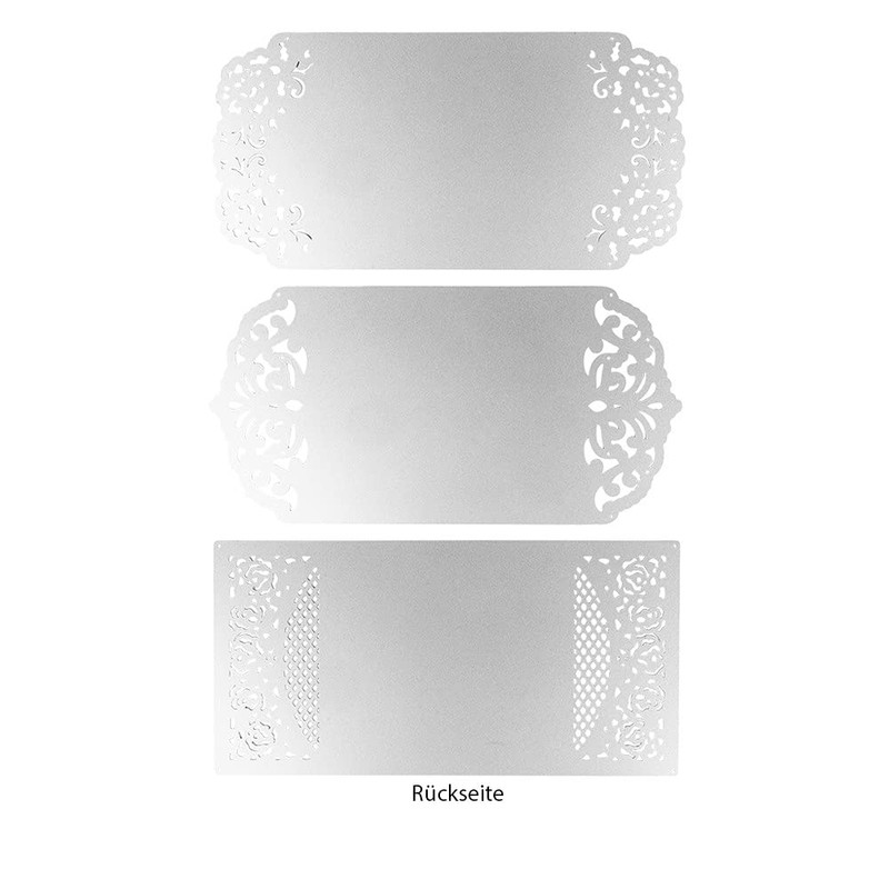 Ideen mit Herz 3 x Cutting Dies Folding Cards 19cm