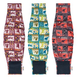 Chienno Washable Dog Diapers Male XSmall, Pack of 3 Puppy Belly Bands for Male Dogs, High Absorbing Male Dog Wraps, Reusable Doggy Doggie Diapers Male (X-Small)