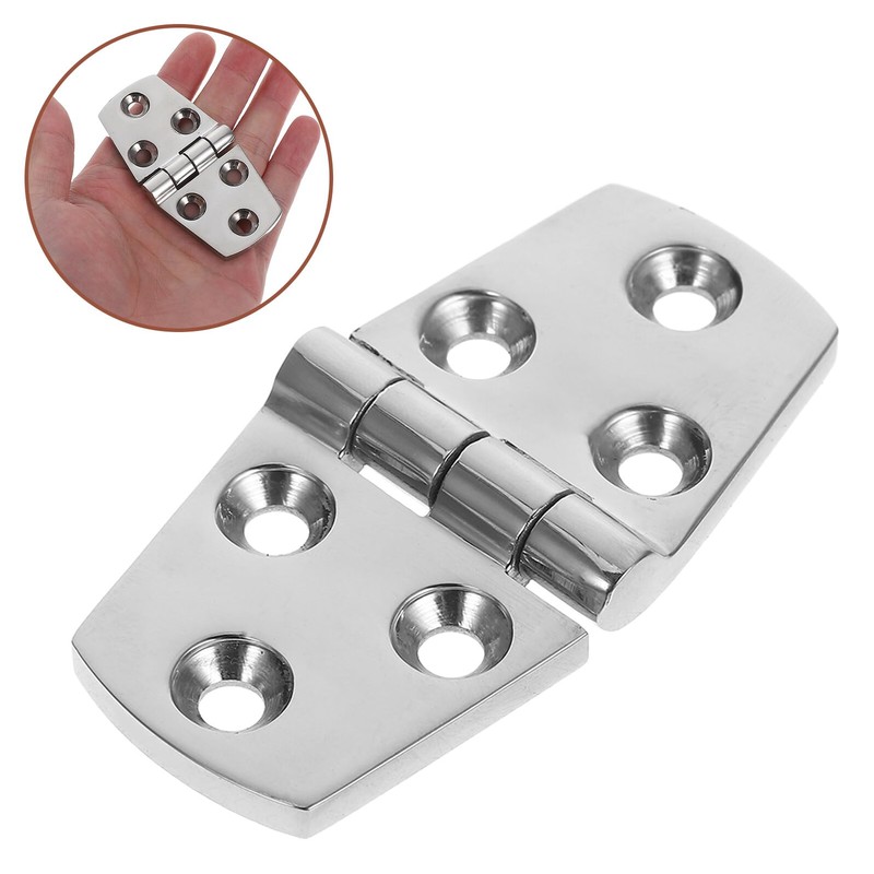 IMIKEYA 4 Pcs Stainless Steel Boat Hinges Heavy Duty Marine