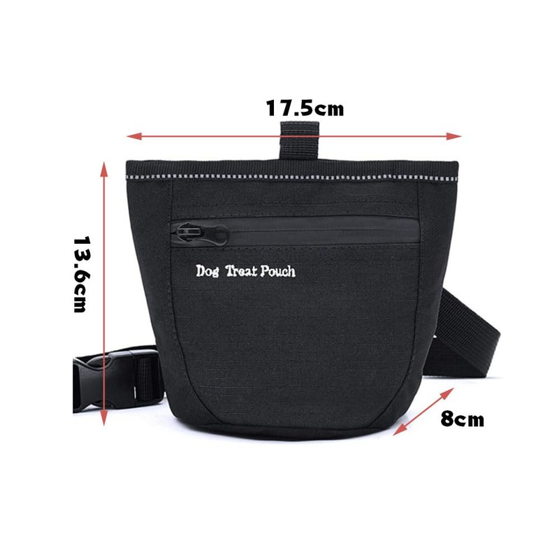 YBGGJO Dog Snack Pouch, Training Bag, Dog Waist Pouch, Snack,