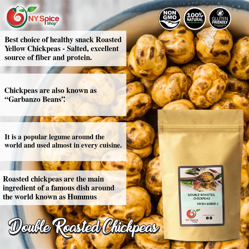 NY Spice Shop Yellow Double Roasted Chickpeas - 3 Pound