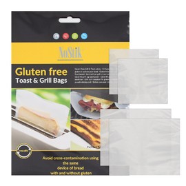 4pc Nostik Reusable 17.5/25cm Gluten-Free Grill & Toast Bag Set