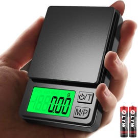 Mik-Nana Small Pocket Scale, 300g/ 0.01g Digital Gram Weight Scale, Precision Lab Scales Digital Weight Grams and Oz, Jewelry Scale with Protective Cover, Backlit LCD, Great for Food, Kitchen, Coffee