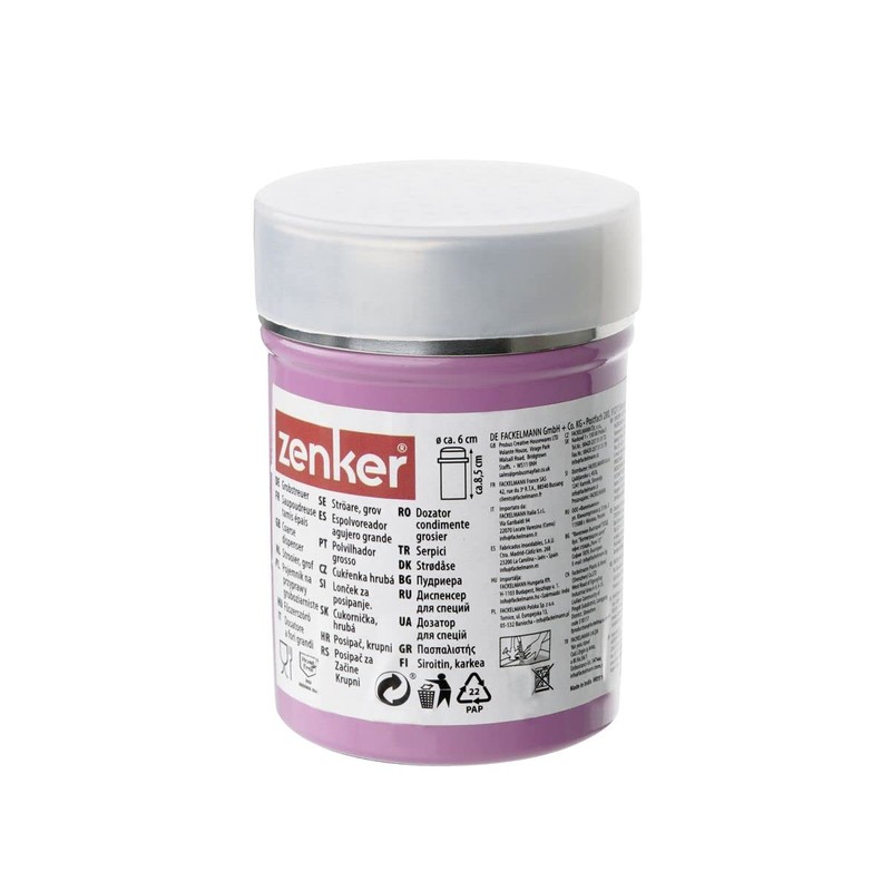 Zenker von Fackelmann 43911 Grobstreuer 8 cm, Silber