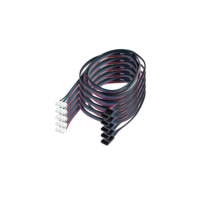 SIENOC 5xStepper Motor Cables 100 cm 1m Long for NEMA