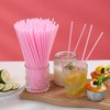 YAOSHENG 250-500 disposable black eco-friendly straws, suitable for party supplies,