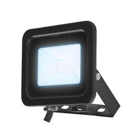 ILLUX Reflector led exterior de 10W para sobreponer en piso. Luz fría. Ideal para iluminar fachadas, casas, cocheras, monumentos. 30,000 horas de vida RL-3610.N65
