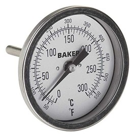 Baker T30025-550 Bimetal Thermometer, 50 to 550°F (0 to 300°C)