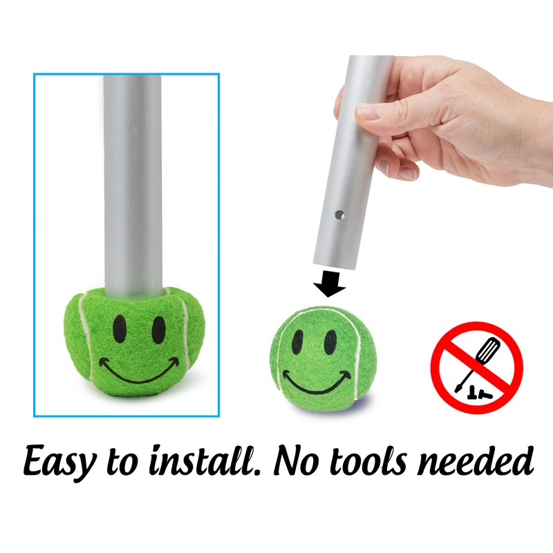 Bundle: Top Glides Pre-Cut Walker Tennis Ball Glides - 4