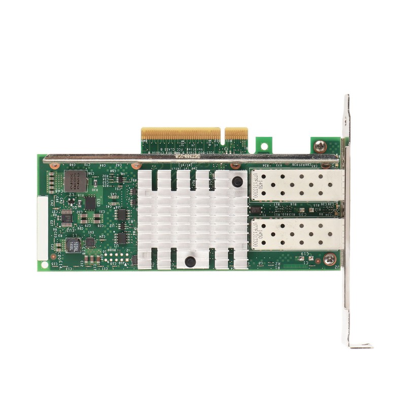 Server Adapter 10Gbps 2 SFP Ports PCI Express X8 Plug