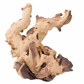 Biotope Aquatics Ltd Aquarium Sinkable Mopani Driftwood - Various Sizes - Natural Bogwood Fish Tank Wood Decoration Landcaping Java Fern or Moss (23-35cm)