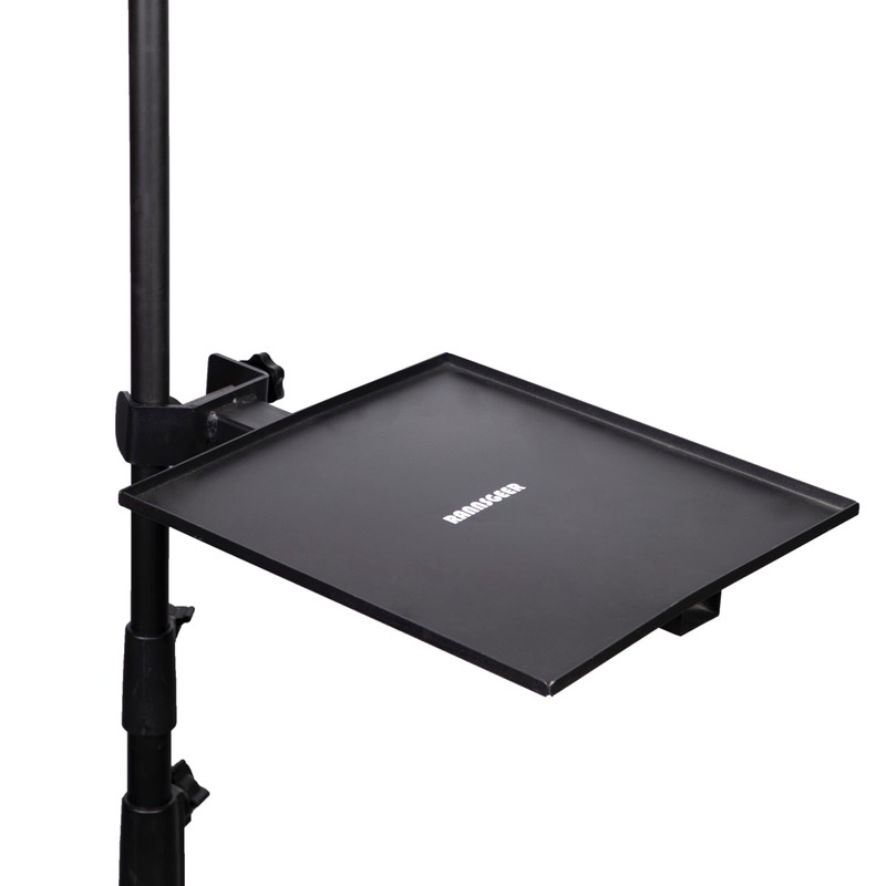 Rannsgeer Heavy Duty Metal Square Tray for Speaker Stand and