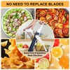 ZTQCSQ Safe Mandoline Slicer for Kitchen, Vegetable & Food Cutter