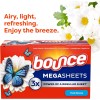 Bounce Wrinkle Guard Mega Fabric Softener Dryer Sheets, 130 Ct