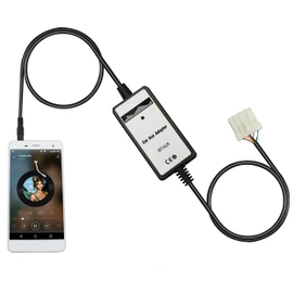 Auxillary AdapterYomikoo Car AUX MP3 Player Radio Car Digital Music Cd Changer AUX In Adapter 3.5mm Aux interface for Mazda 3 2004-2008 5 2005-2009 6 2002-2008 RX-8 2004-2006 CX-7 2007-2008