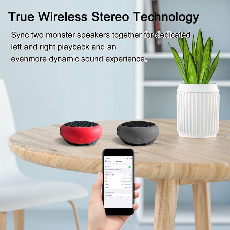 ANCwear Mini Bluetooth Speaker Wireless, Wearable Portable Speaker Waterproof IPX6,