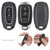 kwmobile Car Key Case Compatible with Hyundai 3-Button Car Key
