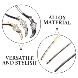 BIUDECO Stylish Dragon Hairpin Hanfu Accessories Pcs Chinese Hair Sticks Traditional Women's Hair Styling