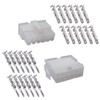 12-Pin Connector Kit, 12 Circuit Compatible Molex MLX Power Connectors,