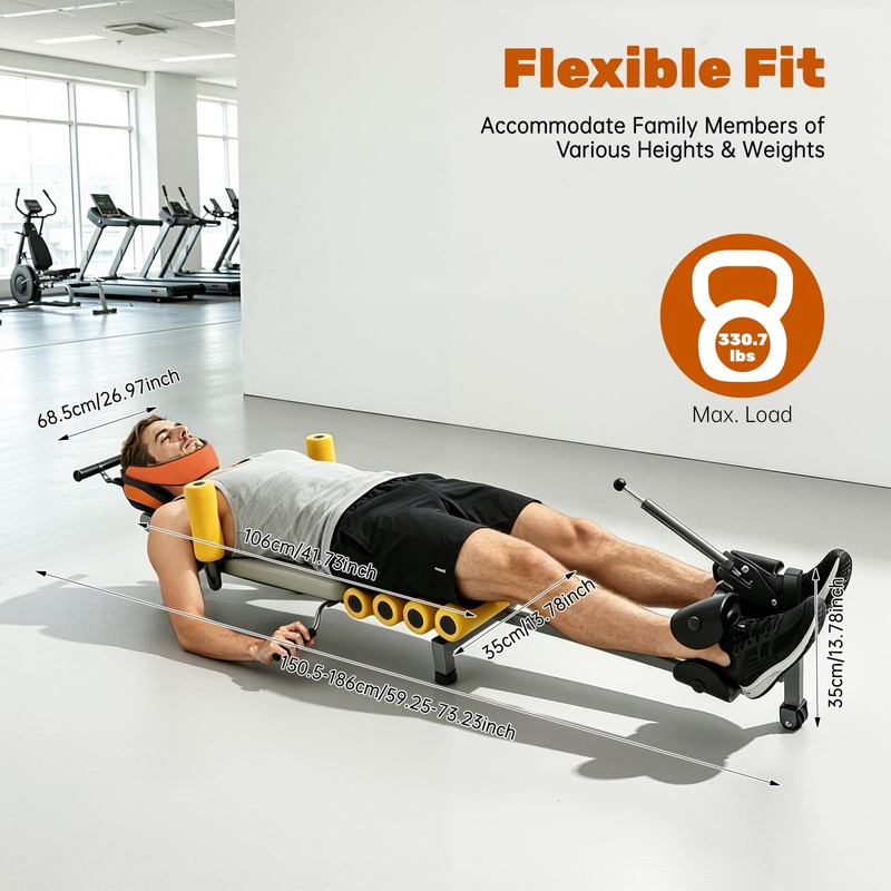 Traction Bed Table Decompression Table Decompression Back Stretcher Machine Length