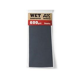 AK AK9073 Wet Sandpaper 600 Grit (3pcs)