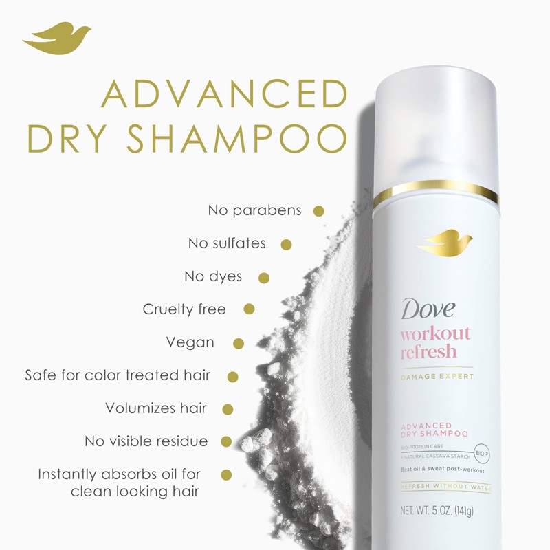 Dove Advanced Dry Shampoo Workout Refresh & Revive Post Workout