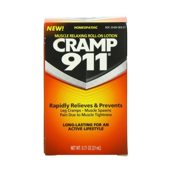 Cramp 911 Muscle Relaxing Roll-on Lotion, Net Wt. 0.71 oz.(21ml),