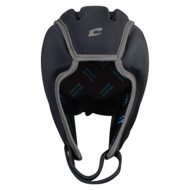 CHAMPRO 7 on 7 Series Soft Shell Headgear, Black and Graphite, Large