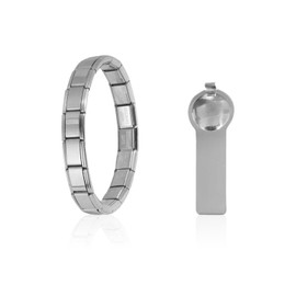 HDGSAFD 1 Handmade Retro Bracelet and 1 Charging and Unloading Tool, Fashionable and Simple Bracelet, Creative Bracelet, Adjustable Stainless Steel Bracelet