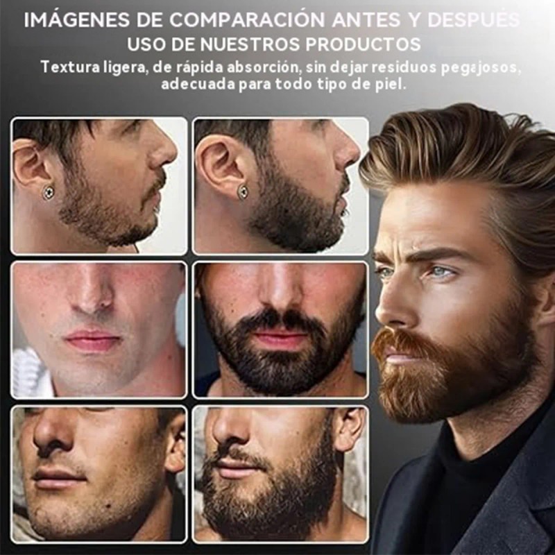 Gel Espesante Para Barba Cuidado Suave
