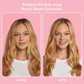 Verb Ghost Hair Mask - Vegan Deep Conditioning Hair Treatment – Repair Hair Mask for Damaged Hair – Intense Hydration Mask with Moringa Oil Defrizzes and Promotes Shine, 6.3 fl oz