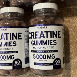 Dorado Creatine Gummies 5,000mg (Lot Of 5) exp 01/20226