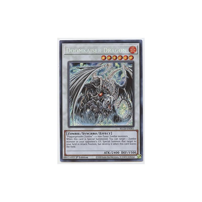 Doomkaiser Dragon - BLCR-EN081 - Secret Rare - 1st Edition