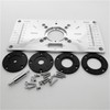 Router Table Insert Plate, Aluminum Router Plate for Woodworking Benches