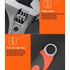 HARDEN Professional Adjustable Wrench Spanner 300 mm, Anti Slip Grip,