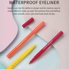 Waterproof Liquid Eyeliner Pen -Color Rainbow Eyeliner, Smudge-Proof, Quick-Drying, Long-Lasting