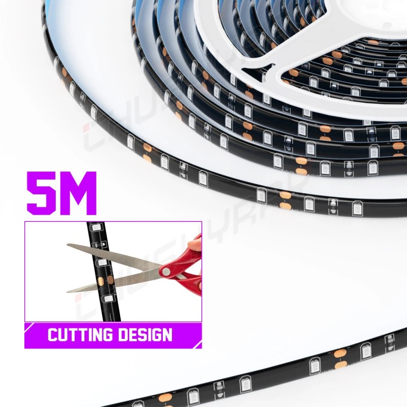 CHUSYYRAY PURPLE LED Boat Light Strip Deck Waterproof 12v Bow