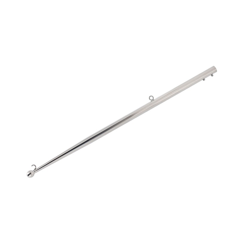Boat Flag Pole 610mm Length Stable 316 Stainless Steel Rail