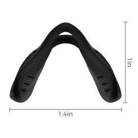 HILEEN almohadillas para orejas de nariz de repuesto para Oakley Si M Frame 2.0 | Si M Frame 3.0 OO9146 | RazorBlades | RazorBlade Nuevas anteojos de sol | anteojos de sol 1 pieza, Negro, 10