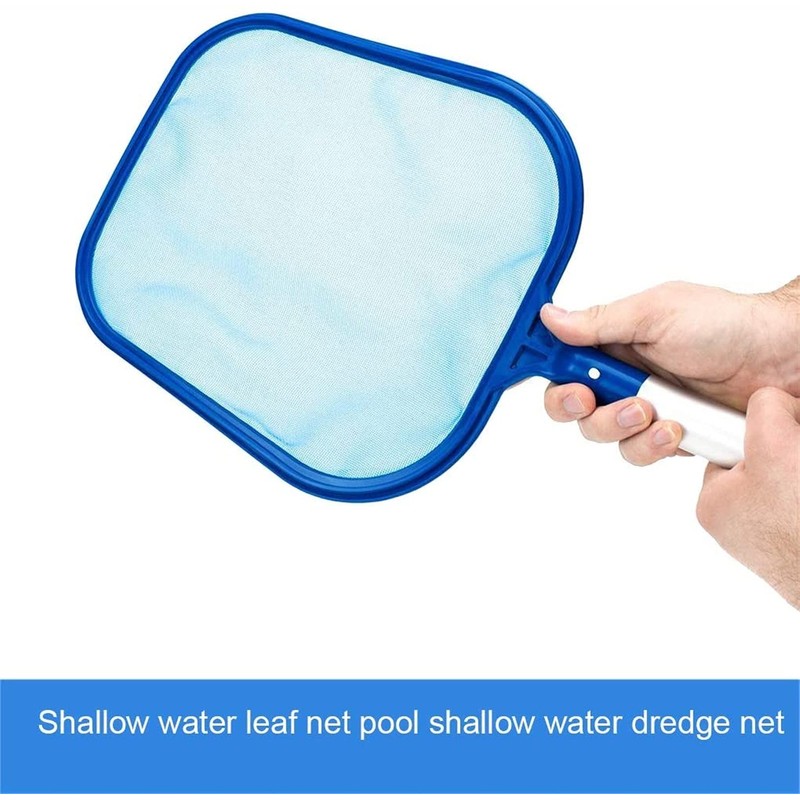 Leaf Net Pool Mesh Flat Water Swimming Cleaning Blue Skimmer