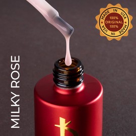 K Professional - Aufbaugel für Nägel - Milchig Rose - Nagelverlängerung -15ml- Builder Gel - Milky Rose Nude Nail Extension UV LED - Gellack Nagellack Nackt Gel Nägel