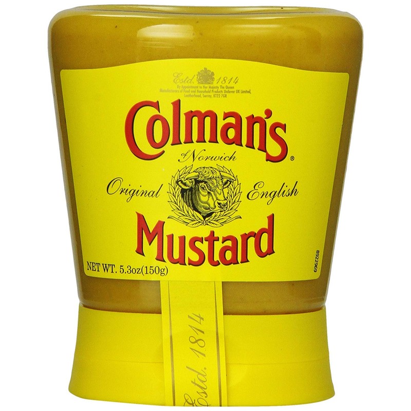 Colman's Squeezy Mustard, 5.3-Oz, Pack of 6