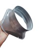 4 Inch Duct Connector Flange, Metal Straight Pipe Flange Square